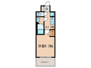 アステリ鶴舞トゥリアの物件間取画像